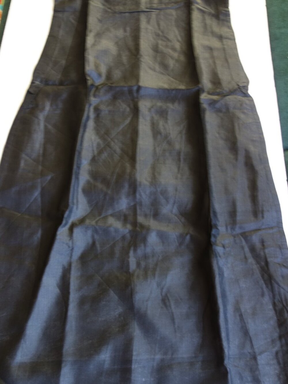 Beautiful Black 3PC Kurta/Churidar/Chunie w/Gold Border